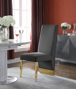 Porsha Velvet Sillas Doradas Comedor
