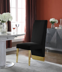 Porsha Velvet Sillas Doradas Comedor