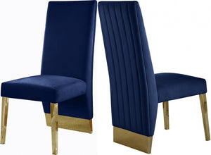 Porsha Velvet Sillas Doradas Comedor